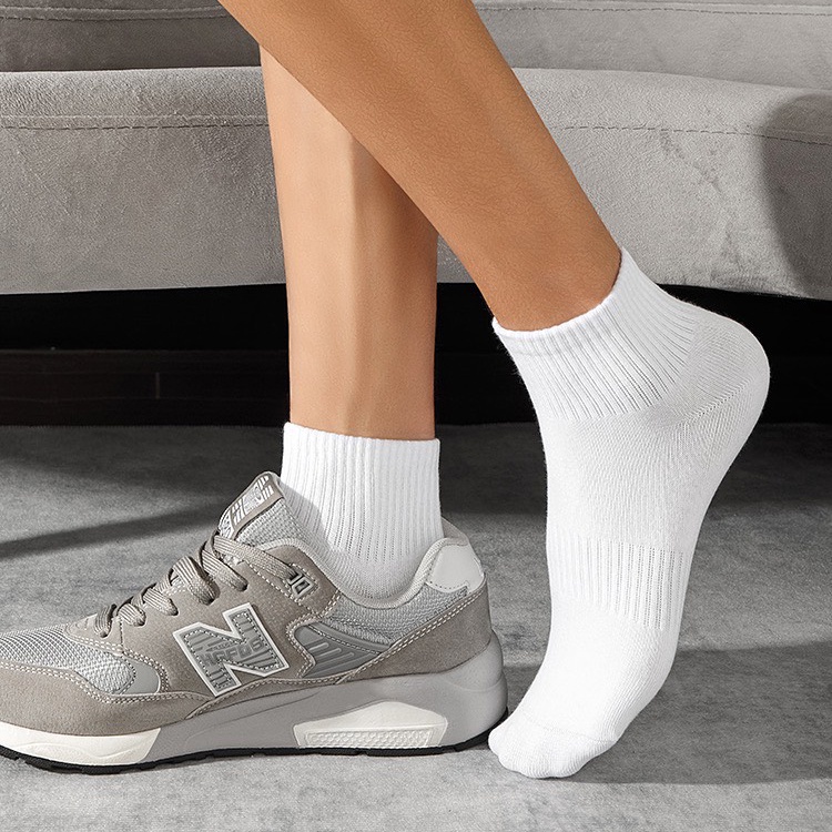 Ảnh Tất nam cổ thấp G2 bằng cotton thấm hút mồ hôi co giãn tốt màu sắc basic dễ phối đồ 4