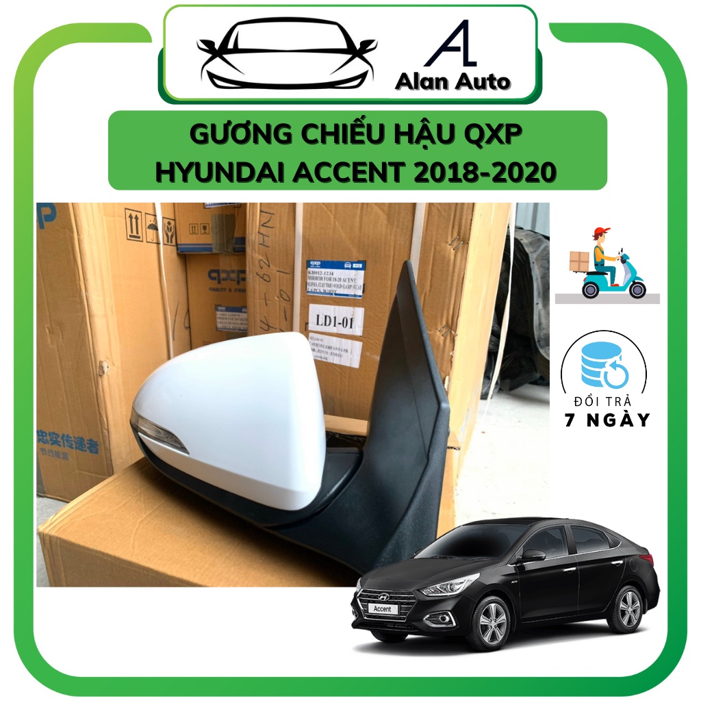 Gương Chiếu Hậu xe Hyundai Accent 2018-2020. Gương 8 dây chỉnh điện, HÀNG ĐÀI LOAN chính hãng QXP