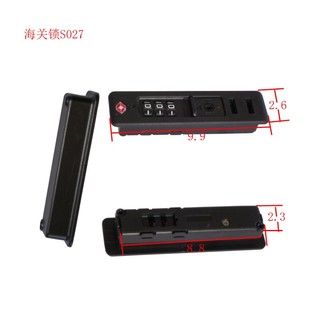 Xe Đẩy Kết Hợp Khóa Vali Cố Định Kết Hợp Khóa Hành Lý TSA Cố Định Kết Hợp Khóa Hành Lý Phụ Kiện Lo