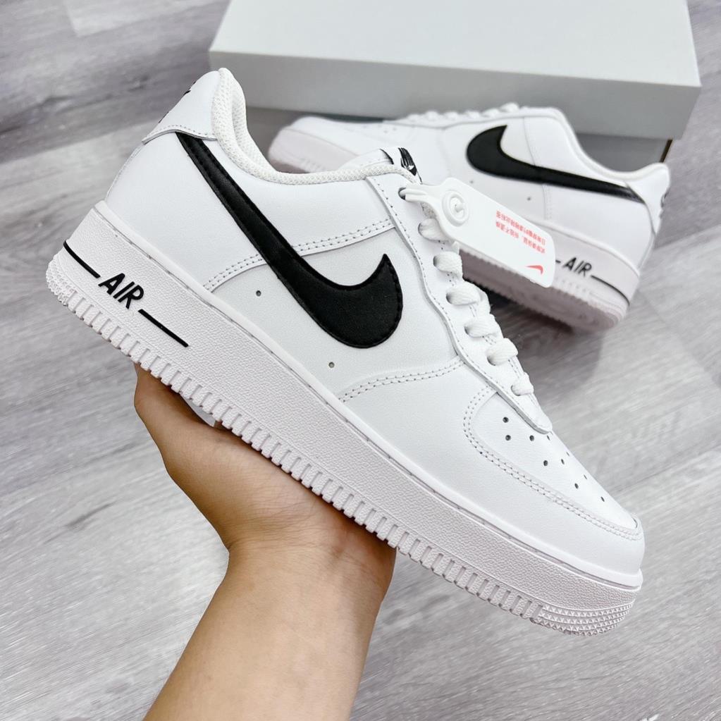 Giày _Nike Air Force 1, AF1 trắng đế Air vệt đen, Cao Cấp Nhất full box ...