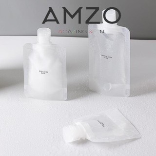 AMZO_SET 3 TÚI CHIẾT MỸ PHẨM DU LỊCH ĐỰNG DẦU GỘI, DẦU XÃ, SỮA TẮM TIỆN LỢI CÓ THỂ TÁI SỬ DỤNG