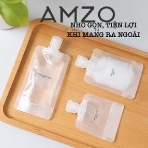 AMZO_SET 3 TÚI CHIẾT MỸ PHẨM DU LỊCH ĐỰNG DẦU GỘI, DẦU XÃ, SỮA TẮM TIỆN LỢI CÓ THỂ TÁI SỬ DỤNG