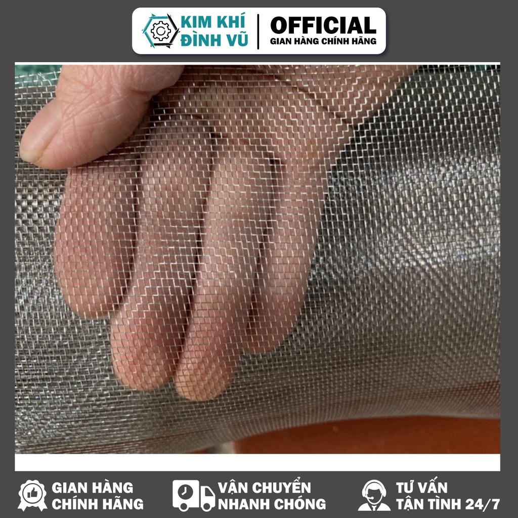 Lưới Inox 304 20 mesh chống muỗi, côn trùng, khổ rộng 1m2 Siêu bền chắc ...