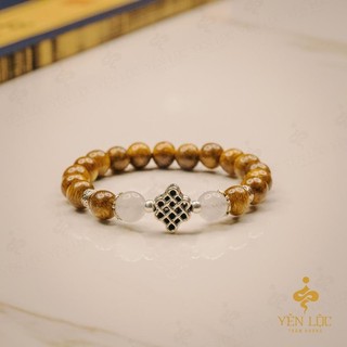 Vòng Tay Trầm Hương Đồng Tâm Song Hỷ - Mẫu Nữ - Size 8mm