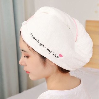 Khăn cuốn tóc gội đầu chùm khô đầu sau tắm siêu thấm nước hoa cúc