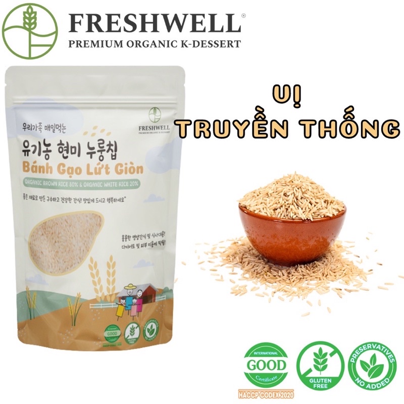 Bánh Gạo Lức Hàn Quốc FRESHWELL | Shopee Việt Nam