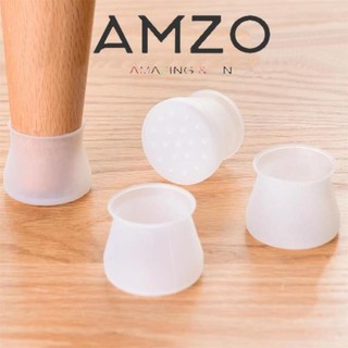 AMZO_ COMBO 4 VỎ BỌC CHÂN BÀN GHẾ BẰNG SILICON DẺO DAI BỀN BỈ