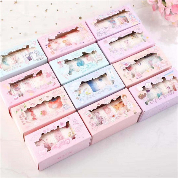 3 Set 4 Băng Dính Washi Dễ Thương