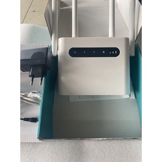 Cục phát wifi từ sim 4G CPE MK-1200 màu trắng có 3 cổng LAN/WAN cao cấp
