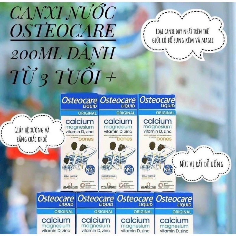 Canxi Osteocare Original Dạng Nước Của Anh 200ml