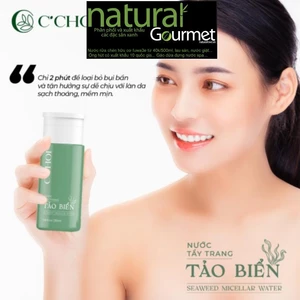 Tẩy Trang Nước Seaweed Micellar: Giảm Tiết Nhờn, Thông thoáng Lo Lỗ Chân Lông, Sạch Bề Mặt Da Cực Hiệu Quả.