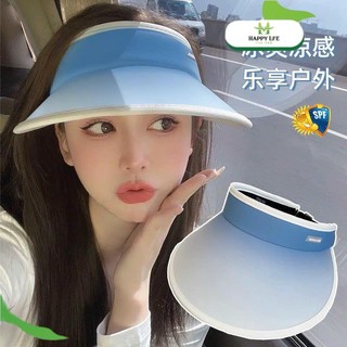 Mũ chống nắng nửa đầu, mũ đi biển, nón che nắng vành rộng chống tia UV UPF50+ unisex thời trang