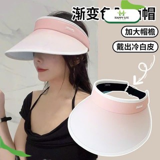 Mũ chống nắng nửa đầu, mũ đi biển, nón che nắng vành rộng chống tia UV UPF50+ unisex thời trang