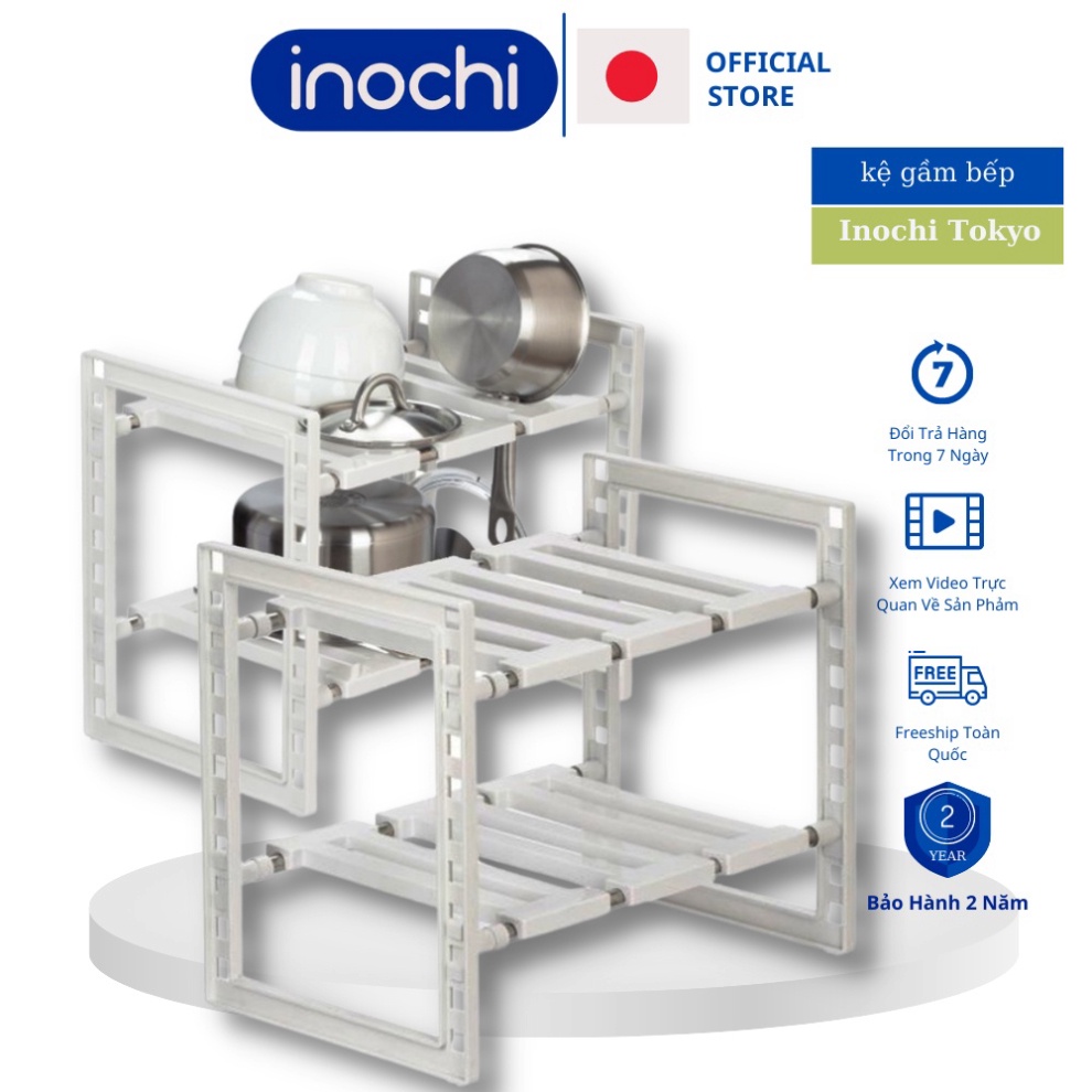 KỆ GẦM BẾP , đa năng thông minh Tokyo inochi để đồ dành cho nhà bếp nhà tắm KE008