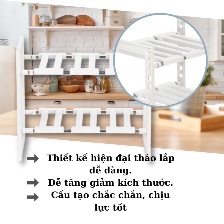KỆ GẦM BẾP , đa năng thông minh Tokyo inochi để đồ dành cho nhà bếp nhà tắm KE008