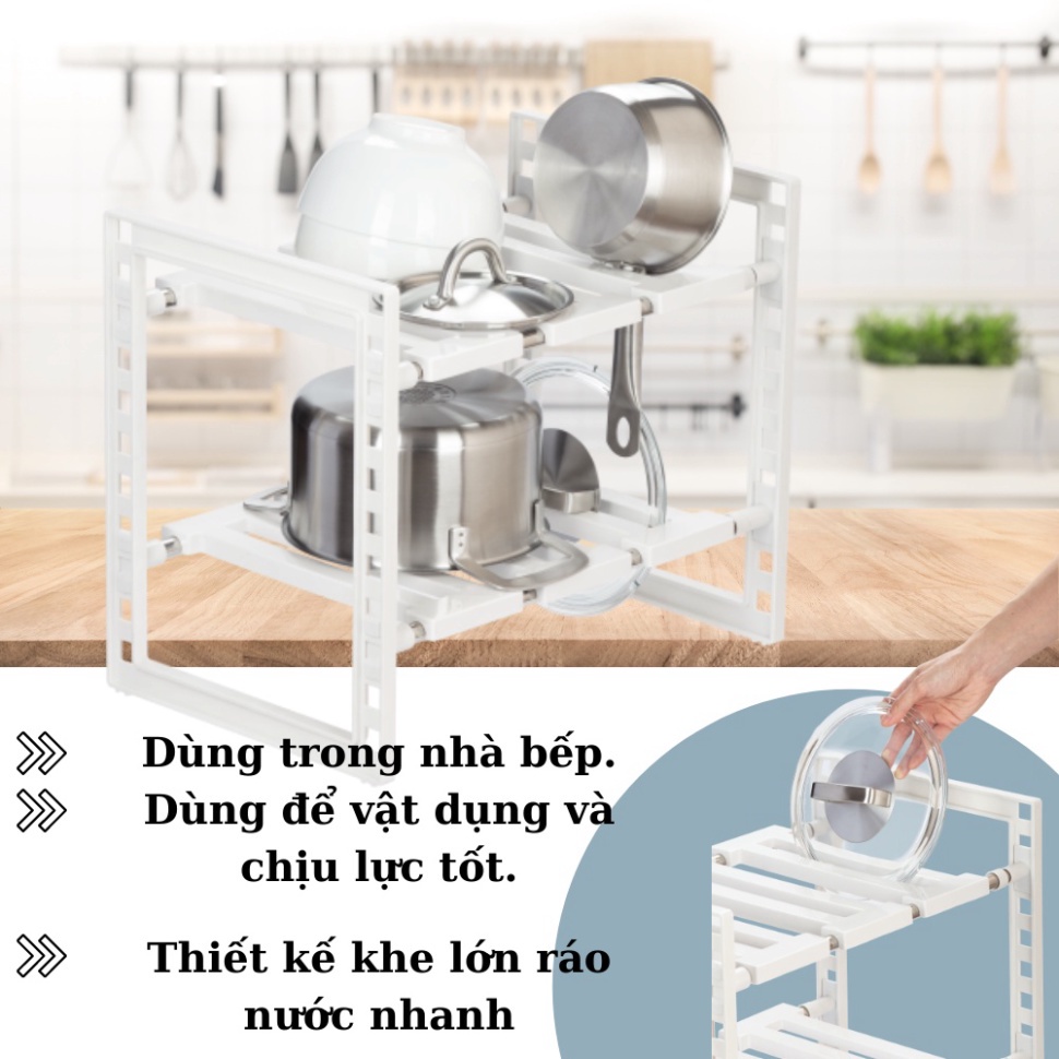 KỆ GẦM BẾP , đa năng thông minh Tokyo inochi để đồ dành cho nhà bếp nhà tắm KE008