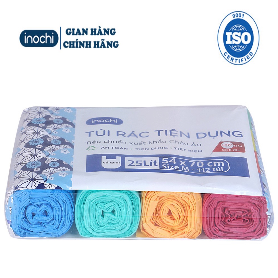 Túi rác 4 cuộn có màu tiện dụng Soji Inochi | Shopee Việt Nam