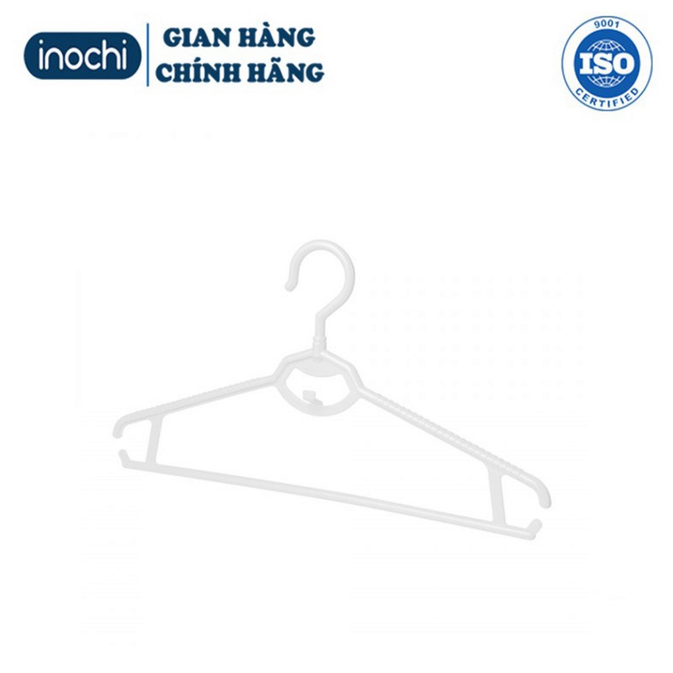 Móc áo treo quần áo vest xoay vuông Hara 175 Inochi nhựa cao cấp, xoay 360 độ tiện lợi