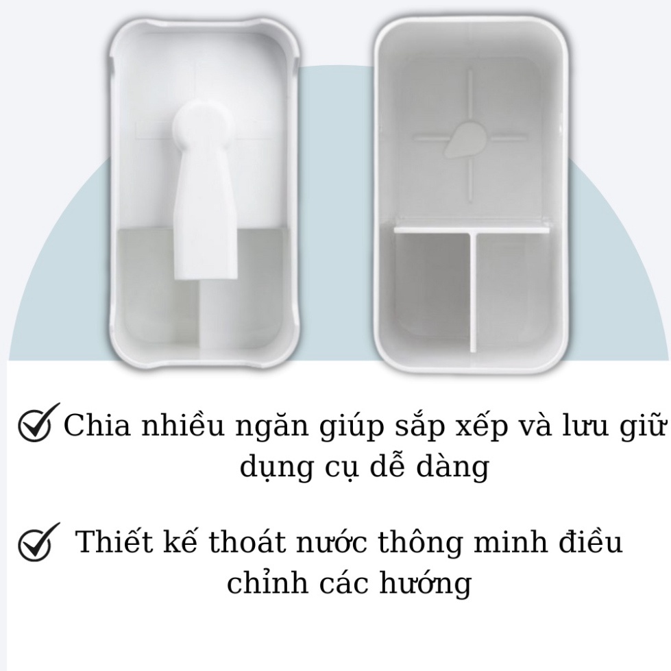 Hộp đựng đũa Yoko inochi Nhật Bản (đứng) chất liệu nhựa cao cấp, thoát nước dễ dàng