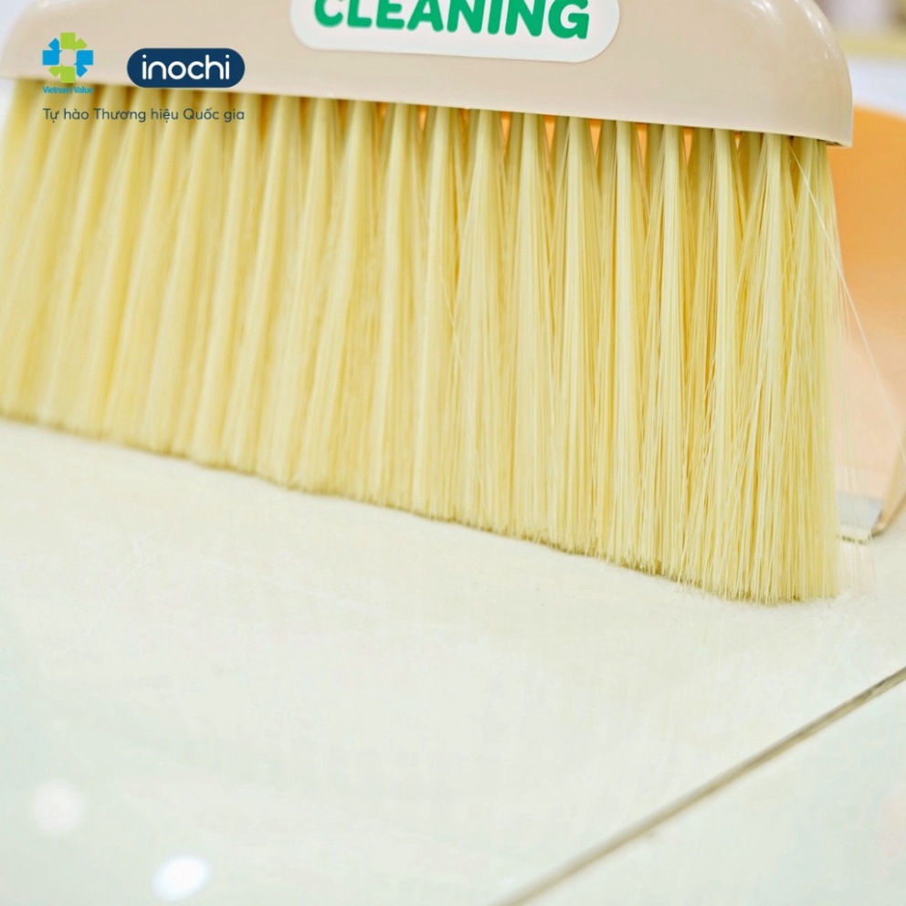 Chổi quét nhà hốt rác ky bầu đa năng Inochi cao cấp, thông minh dọn vệ sinh gia đình, văn phòng