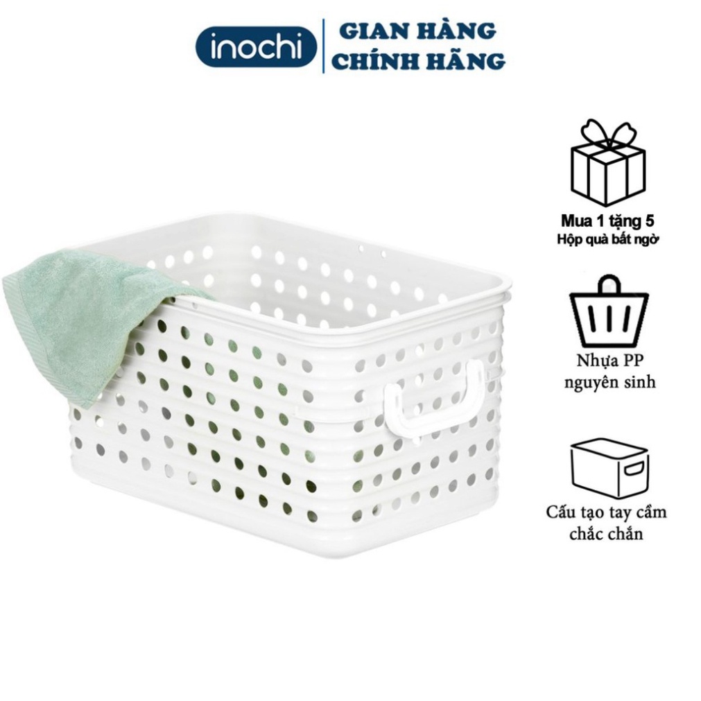 Giỏ xách QUAI BÊN TOKYO INOCHI nhựa cao cấp chắc chắn sang trọng gọn gàng, đựng nhiều đồ, dễ vệ sinh