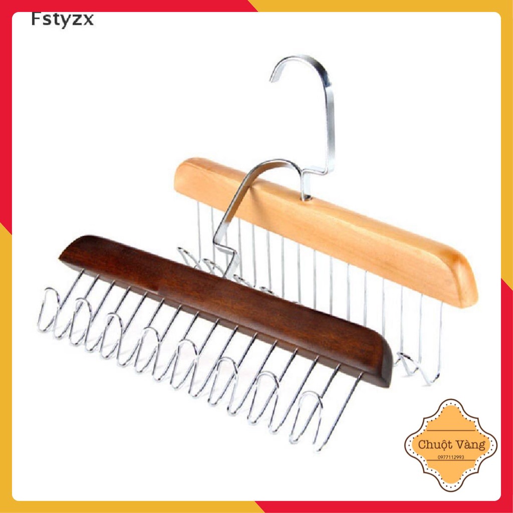 Móc Gỗ Treo Đồ Đa Năng, Móc Treo Đồ Lót, Khăn, Thắt Lưng, Cà Vạt, Áo 2 ...