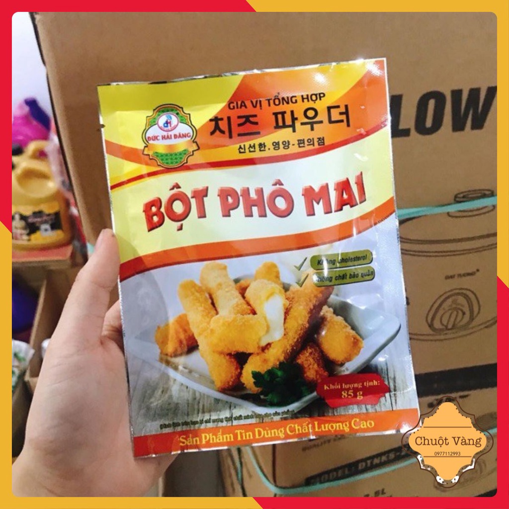 Bột phô mai lắc Đức Hải Đăng 85g thơm ngon đậm vị