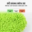 Chổi rửa xe ô tô kéo dài 1m, sợi nhung mềm mại lau siêu sạch