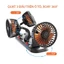 Quạt xe ô tô, quạt ô tô mini 10W cắm tẩu 12v xoay 360 độ cho xe tải, xe con