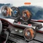 Quạt ô tô 10W 2 tốc độ, tiếng ồn thấp hỗ trợ làm điều hòa xe hơi