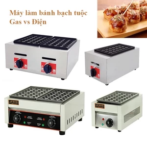 Khuôn bánh bạch tuộc 4000W kiểm soát nhiệt độ chính xác, bánh thơm ngon