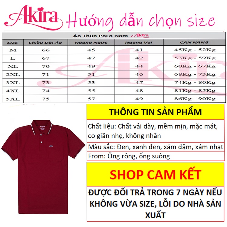 Áo thun trung niên ngắn tay có cổ chất cotton dày dặn, nhiều màu dễ phối đồ form rộng