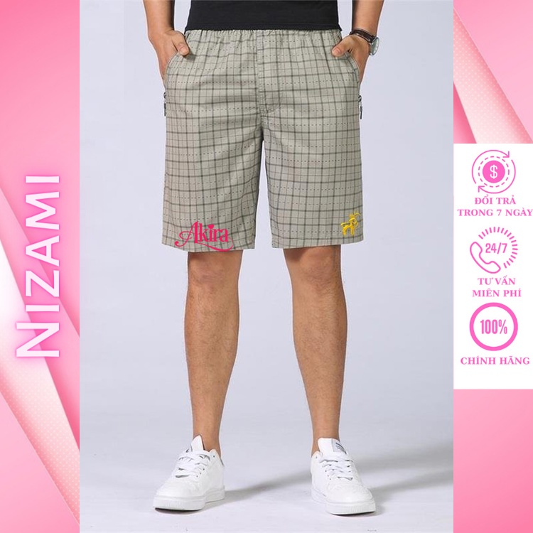 COMBO 5 QUẦN ĐÙI NAM CON NAI VẢI COTTON MỀM MÁT LẠNH THOẢI MÁI VẬN ĐỘNG THỂ THAO AKIRA