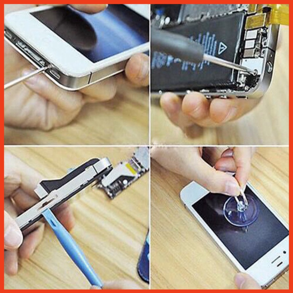 Bộ 9 dụng cụ cầm tay cạy mở, luồn tháo linh kiện điện thoại