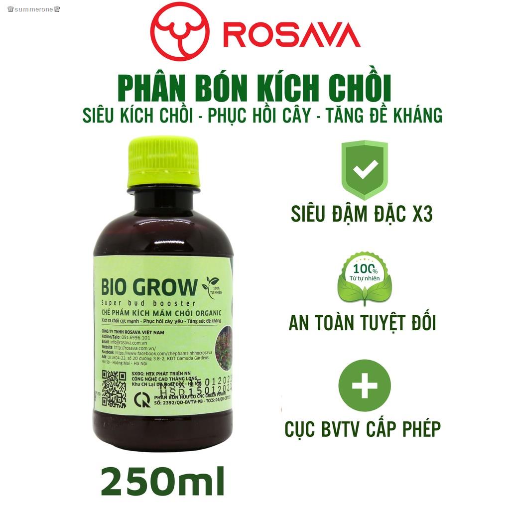Phân bón lá kích mầm chồi Rosava hữu cơ vi sinh cho hoa hồng, cây cảnh ...