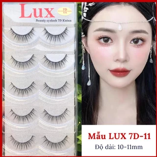 Lông Mi Giả LUX 7D Katun Tự Nhiên Cao Cấp 5 Cặp