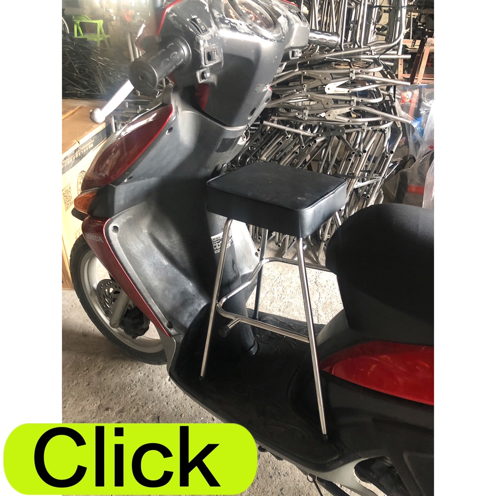 [ ĐÔN NỆM ] GHẾ ĐÔN GA INOX YÊN NỆM ĐEN XE TAY GA
