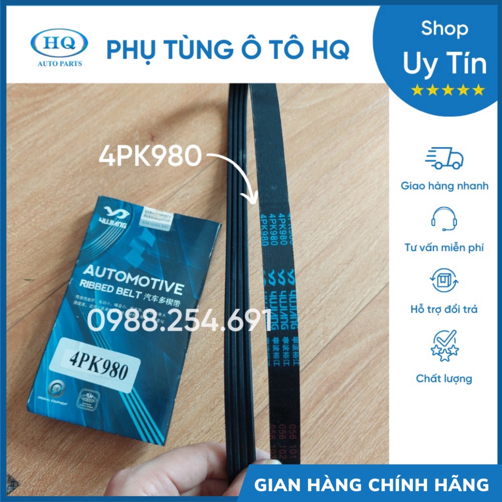 Dây curoa 4PK 980 - Dây đai cam 4PK 980 - phụ tùng chính hãng | Shopee ...