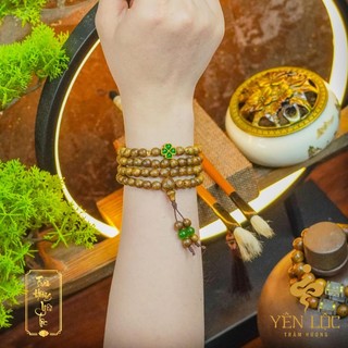 Vòng Trầm 108 Cỏ 4 Lá - Đủ màu theo cung mệnh