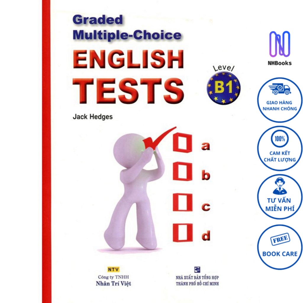 Sách - Graded Multiple - Choice English Test Level B1( Không CD) - NHBOOK