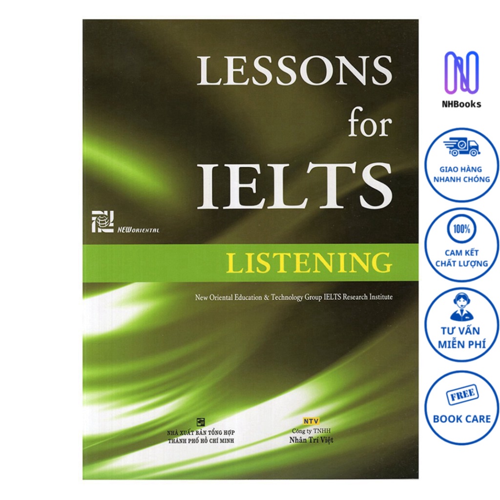 Sách - Lessons For IELTS - Listening (Tái Bản 2018) - NHBOOK