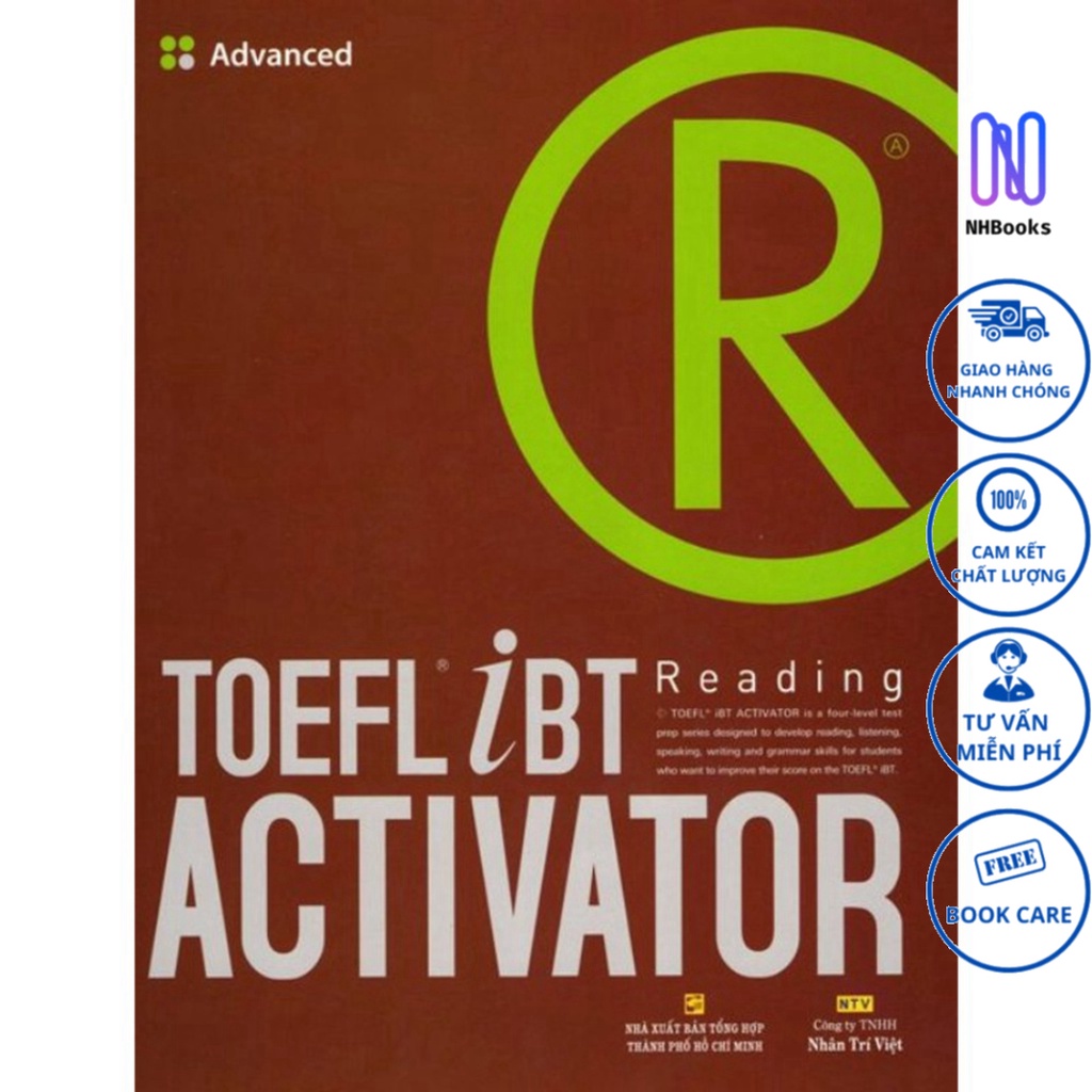 Sách - TOEFL iBT Activator Reading - Advanced - NHBOOK
