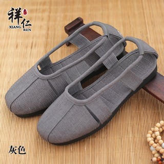 Nam Nữ Giày Đế Nỉ Bò Đi Ngoài Giày Monk Dép Chống Mài Mòn Chống Trơn Trượt 男女牛筋底单鞋 出家僧人和尚鞋 凉鞋耐磨防滑4. 12.11