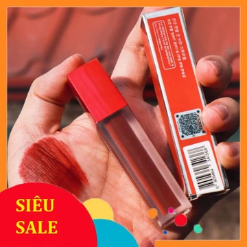 Son blackrouge/background a06 màu đỏ đất siêu lì , son kem lì giá rẻ màu a06 dành cho học sinh cấp 2 3 sale chỉ 1k 5k