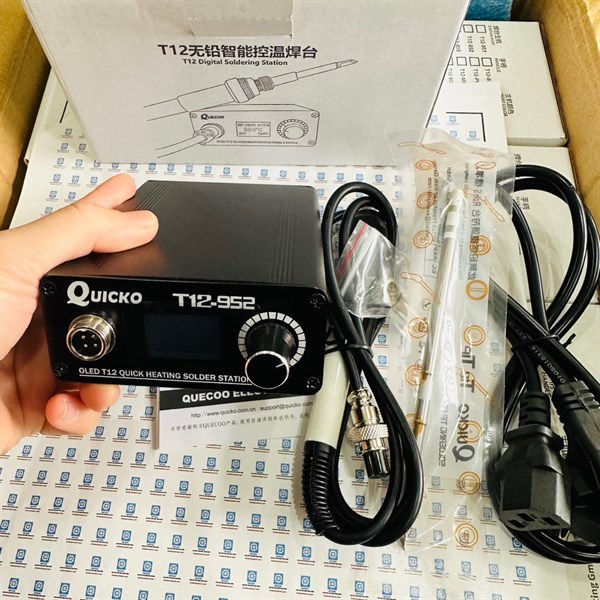 Trạm hàn T12 QUICKO T12-952 108W màn hình OLED chính hãng | Shopee Việt Nam