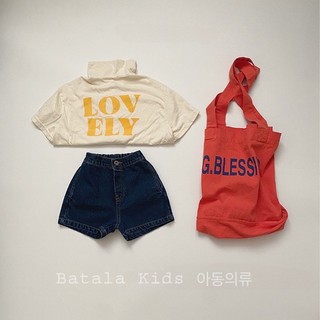 Quần short jean cho bé trai bé gái Batala kids Quần đùi bò phong cách Hàn Quốc cho bé từ 10-22kg SHORTJEAN