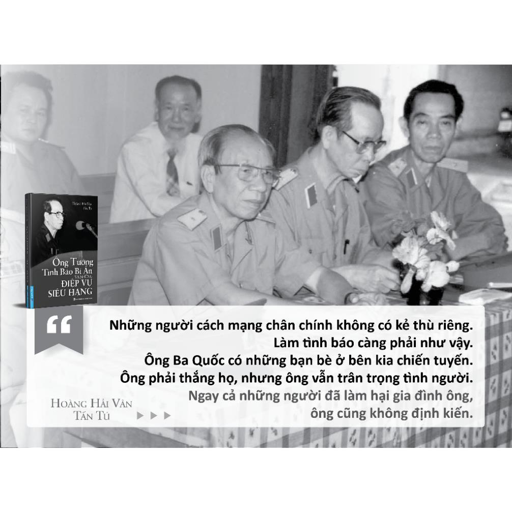 Ảnh Sách - Ông Tướng Tình Báo Bí Ẩn Và Những Điệp Vụ Siêu Hạng - First News 4