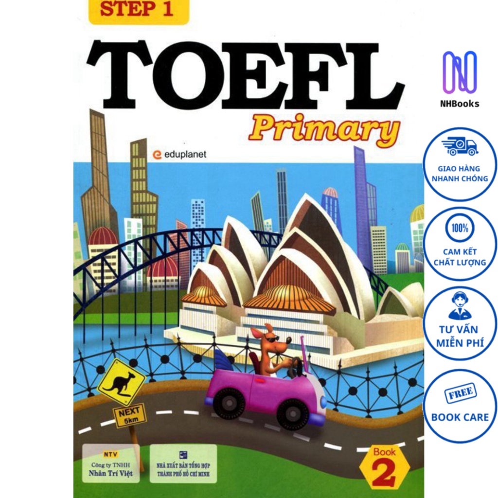 Sách - TOEFL Primary Book 2 Step 1 (Kèm CD) - NHBOOK