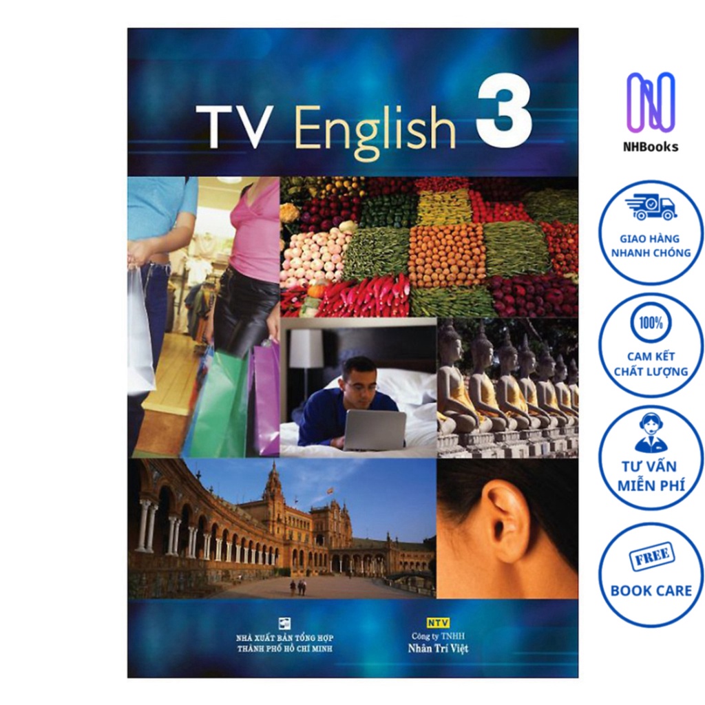 Sách - Tv English 3 (Kèm 2 DVD) - NHBOOK