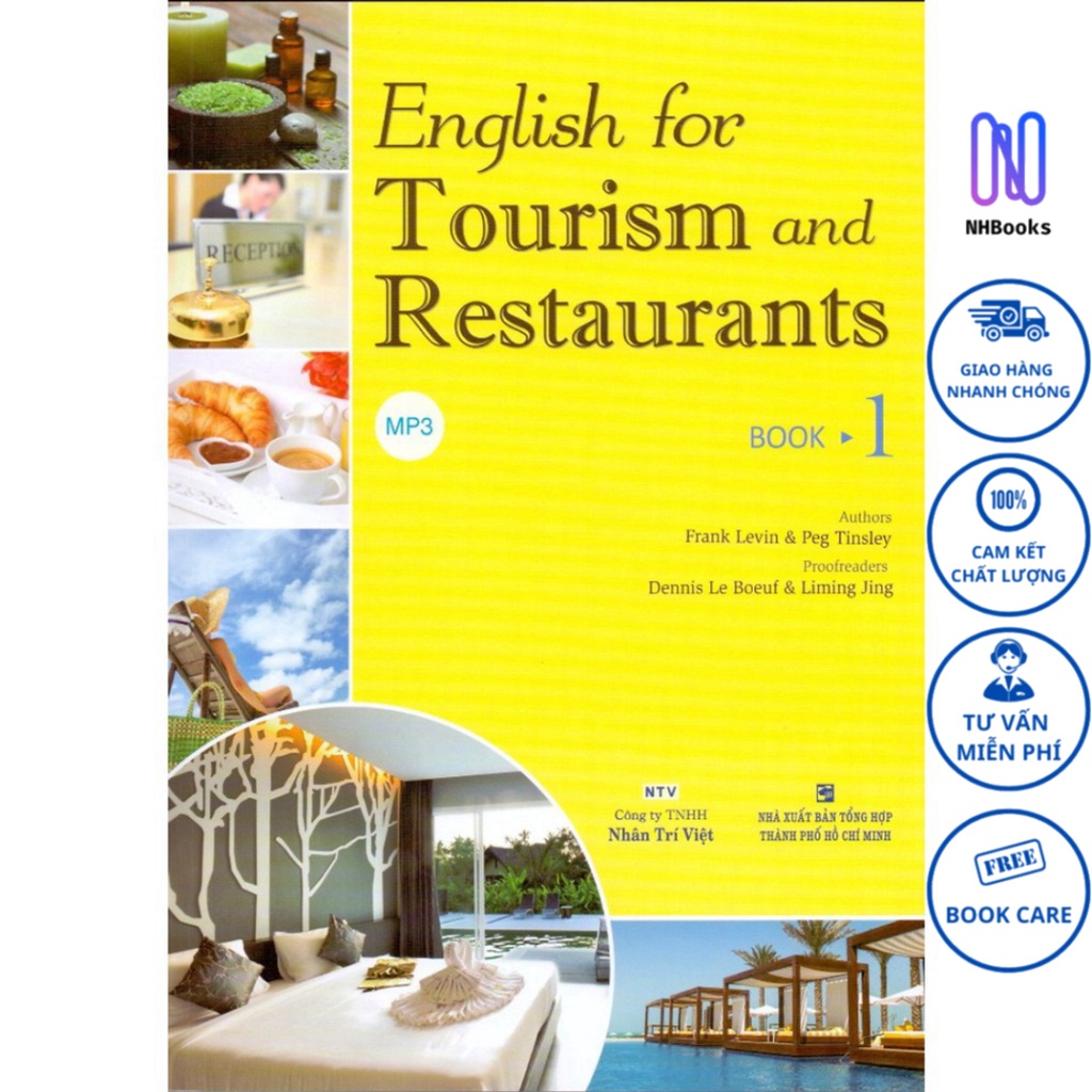 Sách - English For Tourism And Restaurants - Book 1 (Kèm Đĩa MP3) - NHBOOK